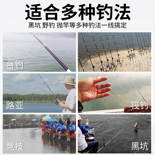 Qianshou fishing line 100 meters fishing line imported nylon line super soft fishing line super pulling force main line buy two get one free 1.5