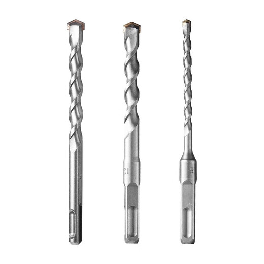 Chengzhou extended impact drill tungsten steel cement concrete square through the wall square handle round handle drilling and slotting alloy rotor 6*110 (round handle)