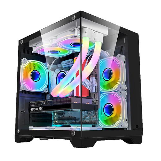 Jingyue Core i3 12100F/i5 12400F/16G GRÁFICOS Host 3A Juego 3A Broadcast en vivo LOL YongJie Consola de juego Diy Máquina de ensamblaje de marinas Sea View Homent Configuración de host I3 12100F/Tarjeta gráfica/16G/512G Máquina completa sin tarjeta completa