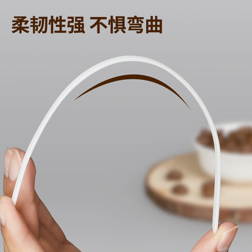 YOUAO disposable straw stirring sticks 100 pieces individually packed PLA biodegradable three-hole plastic coffee stirring stick hot drink tube