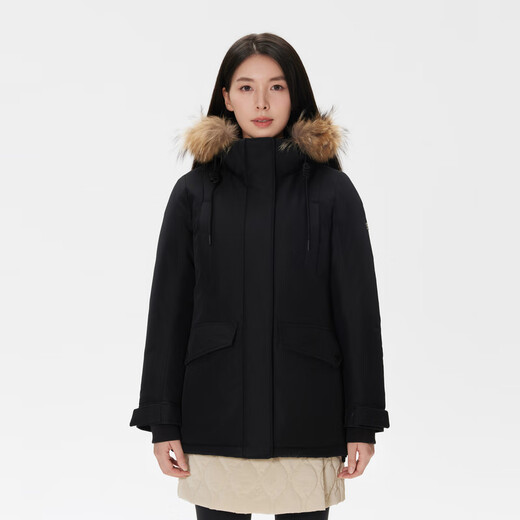 KOLON SPORT technical women's SNOWBALL fur collar down jacket GTX waterproof windproof and breathable goose down jacket