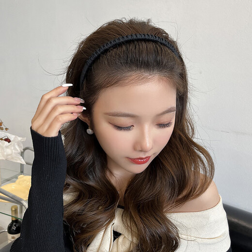 Chimera (CHIMERA) 2 pieces simple and versatile wrapped acrylic headbands for women, Korean version of Internet celebrity thin headbands, outer departure card, birthday gift for girls