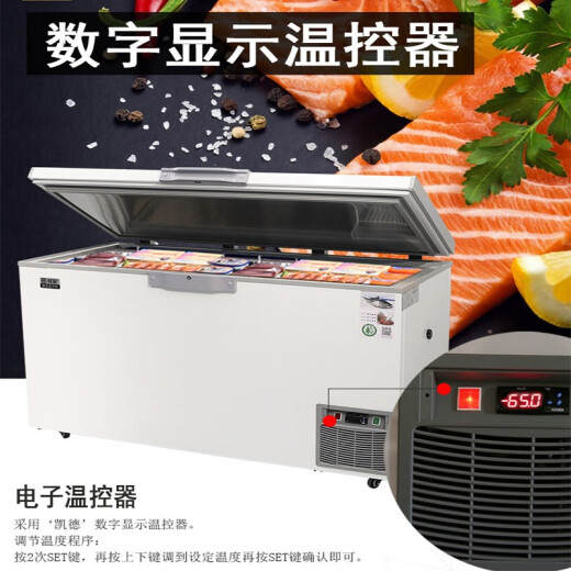 智星（智星（ZX）超低温零下65度冰柜金枪鱼海鲜商用大容量家用冰箱生物细菌干冰保存工业冷柜 695(长1950*宽880*高940)不锈钢