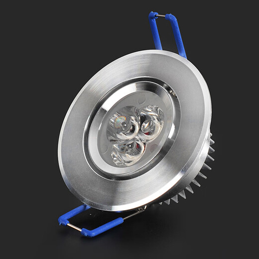 LED small spotlight 3W color spotlight opening 5cm 6cm bar wine cabinet bull's eye downlight ceiling 5.5 hole light small 3W upgraded warm light (opening 5-5.8CM)