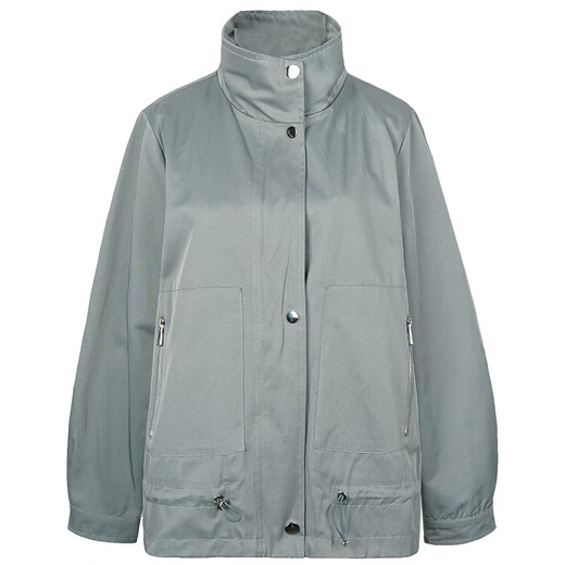 Xuexi mother dressed in spring trench coat fashionable noble coat middle-aged and elderly women's top thin jacket large size
