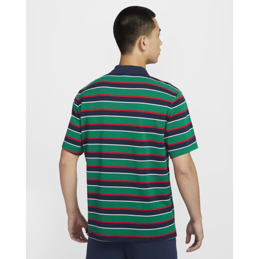 耐克（NIKE）【劲浪体育】男子Club 复古条纹翻领T恤FN3897-410 FN3897-410 L