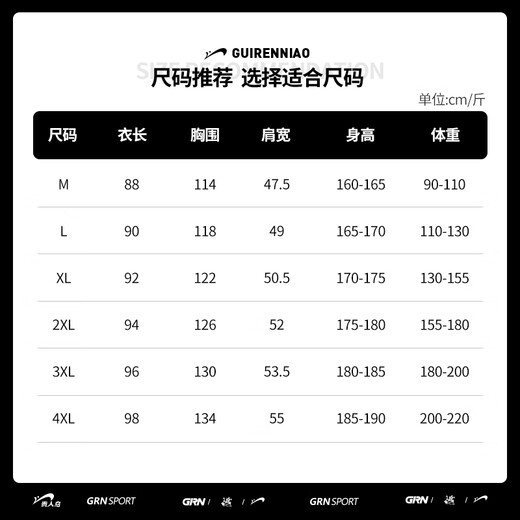 
Guirenniao winter medium-length cotton jacket men's cotton jacket men's plus velvet thick coat men's cotton jacket coat black 4XL