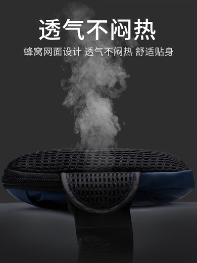 Mendavia sports running mobile phone arm bag storage bag for men and women outdoor fitness running equipment waterproof mobile phone arm bag mobile phone bag rose red