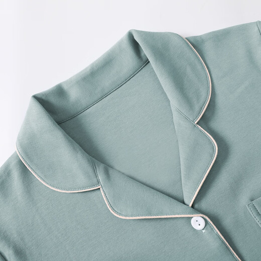 Pyjamas de manzhizhuang pour les femmes au printemps et aux manches longues en coton 2023 Nouveau ensemble de vêtements de maison décontractés japonais fines fines (Jin est égal à 0,5 kg]) [adapté à 120-135jin [Jin est égal à 0,5 kg]) [adorable à la peau et respirable]
