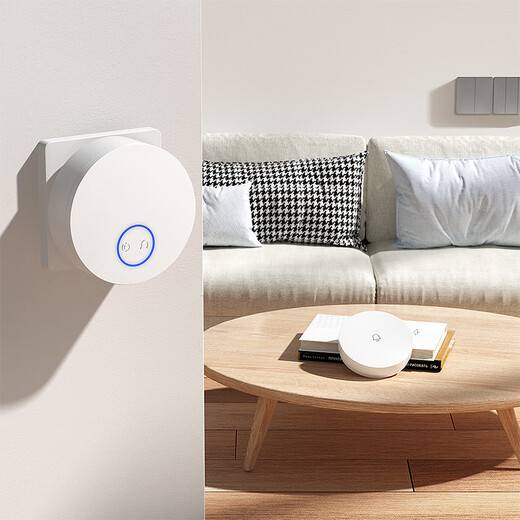 领普科技自发电无线门铃 远距离大音量家用老人呼叫器普通款