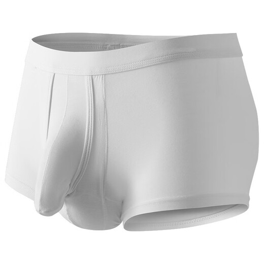 
Two-bedroom, one-living men's underwear separated scrotum support pants men's open-end boxer separating boxer underwear 2024 new model royal blue modal window style L110-130Jin [Jin equals 0.5 kg]