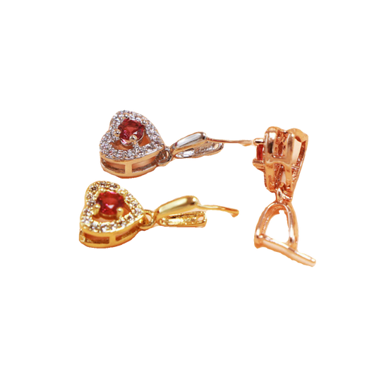 Fat Donglai same style 18k gold jade buckle Au750 pendant buckle Jade Jade Buddha 18K gold rose gold platinum no No. 10 single needle pendant buckle