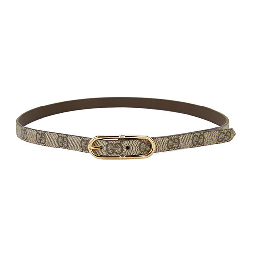 
GUCCI Women's Jackie 1961 Series GG Printed Belt Belt Beige/Ebony 649492 KGD0G 9742 95
