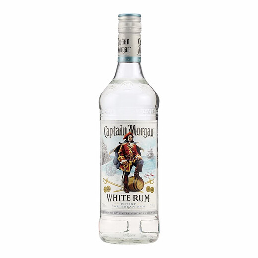 摩根船长（Captain Morgan）朗姆酒 Captain Morgan Black 洋酒 烘焙辅料调酒基酒 白朗姆 700mL 1瓶