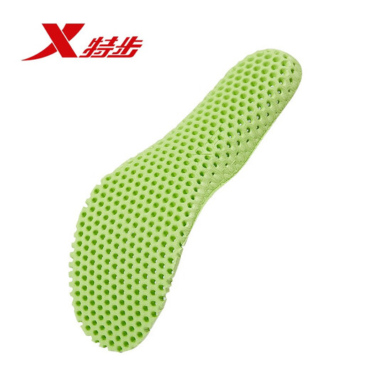 XTEP (XTEP) Sporteinole für die schockabsorbierenden und hoch elastischen Basketball-Einlegesöcke professioneller Schockpolster, die atmungsaktiven Schweiß- und Anti-Slip-Technologie-Einlegesohlen schwarz und grün #42