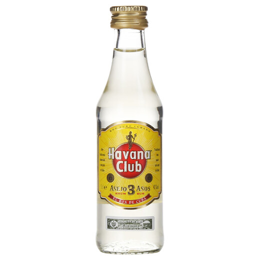 加勒海俱乐部百加得白朗姆 摩根金朗姆  151朗姆酒 莫吉托 自由古巴 调酒基酒 哈瓦那3年朗姆酒50ml*6
