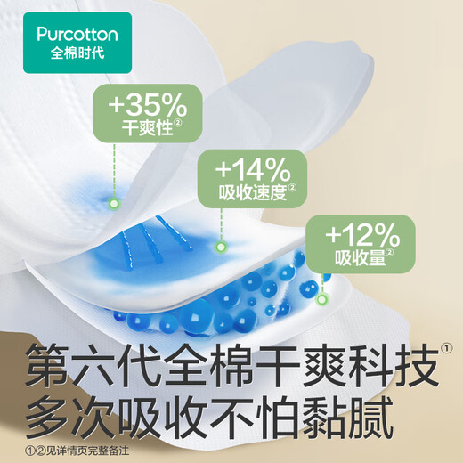 All cotton era sanitary napkin medical grade ultra-clean sucking daily use 3 packs 24 pieces (290mm*24p) OCC