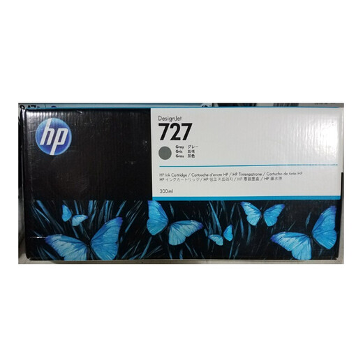惠普（hp）绘图仪墨盒适用于T920/T930/T1500/1530/T2500/HP727号 3WX19A 新727号300ML磨砂黑色