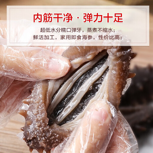 Dongshang Yupin ready-to-eat sea cucumber 1 Jin Jin is equal to 0.5 kg sea cucumber domestic solids 75% fresh 6-9 pieces - straight from the source