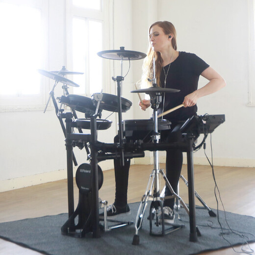 
Roland electronic drum set TD17KVX2 TD17KV2 high-end professional grade performance adult children's home 5 drums 4 cymbals TD17KV2 + original cymbals + full set of gift bags