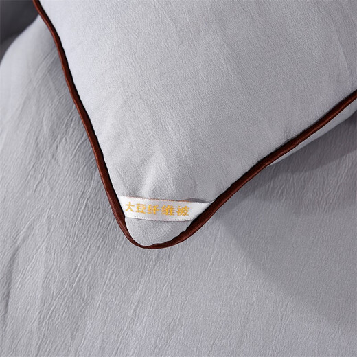 Arctic velvet quilt winter quilt core soy fiber quilt core thickened to keep warm spring and autumn quilt double quilt dormitory single four seasons cotton linen soy quilt - gray 200*230cm (thick winter quilt about 10 Jin [Jin equals 0.5 kg])