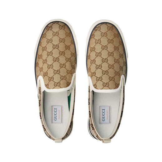 Gucci (GUCCI)/men's shoes GGTennis 1977 series lazy canvas shoes 643489 2HK30 9761 picture color pre-sale 9