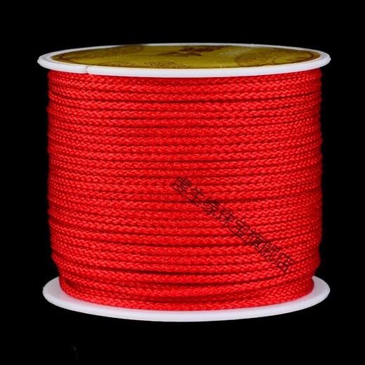 Jiemo Wenwan thread wear-resistant rope non-elastic hand string rope Buddha beads hand-woven jade thread hand rope beaded bracelet wear Wei-Mambo rope 1.2 (brown)/roll