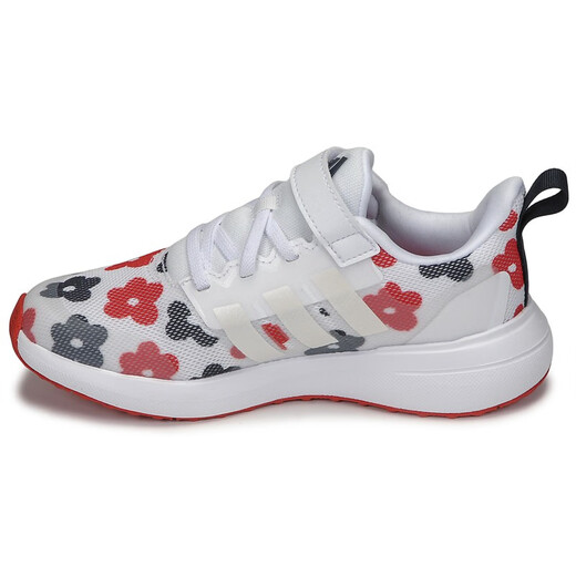 ADIDAS (ADIDAS) Zapatos de niñas Sports Casual Tampa Flower Velcro Top Jogging Zapatos Blanco Spring and Summer 2025 GZ9754 Blanco 28 1/2