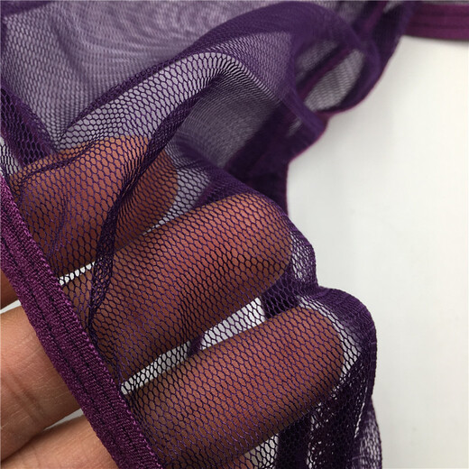 Private Shang Men's Underwear Purple Romantic Transparent Briefs T-Pants Thong One Size 160Jin Jin is equal to 0.5kg within