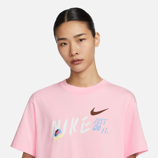 Nike (Nike) Nike féminin à manches courtes de nouveaux vêtements de sport