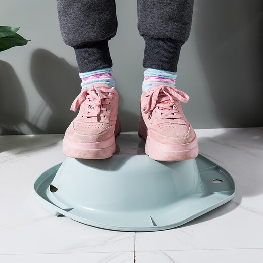 Nierxin postpartum woman's butt wash basin, bidet for women, squatting-free toilet, bidet for the elderly, pregnant women, bathing and rinsing buttocks, light blue