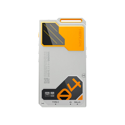 HiBy Thousand Yuan Popular Model Hiby R4 EVA Co-branded Cyber Functional Design 4DAC Matrix Cost-Effective Lossless Music Player Black 3+32GB/With Inner Case + Lanyard