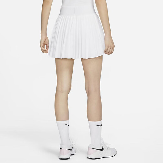 耐克（NIKE）女子短裙夏季速干褶裥网球运动半身裙不对称百褶裙(含打底) DR6850-100 S