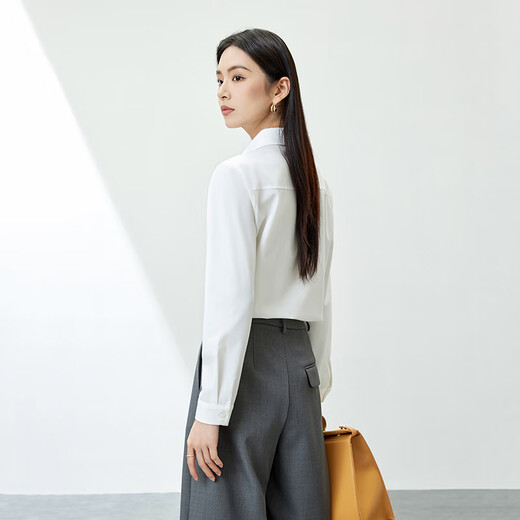 Shandubila anti-wrinkle no-maintenance shirt women's spring and autumn professional commuting formal shirt with long-sleeved top