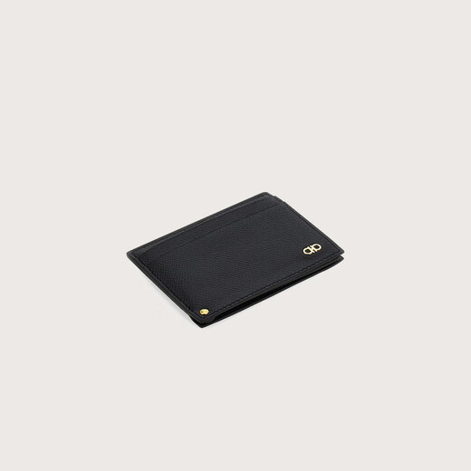 Ferragamo men's black card holder 0775660 gift for boyfriend