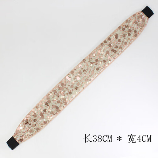 Lingchuan Korean version of girls' hair stickers, long magic stickers, hairbands, children's hairbands, bangs stickers, magic stickers for sticky hair, long style (black+pink+blue)