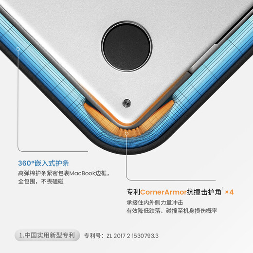 tomtoc笔记本电脑包内胆包13英寸轻薄简约男女适用苹果macbook air