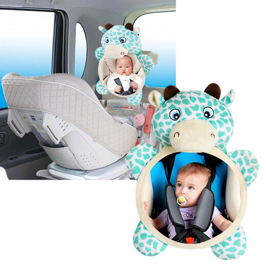 Auto Baby Spiegel Baby Multifunktionaler Sicherheitsspiegel Baby Rückspiegel Haha Spiegel Auto Baby Rückwärtssitz Beobachtung Spiegel Bären Sicherheitsrücken haha ​​Spiegel