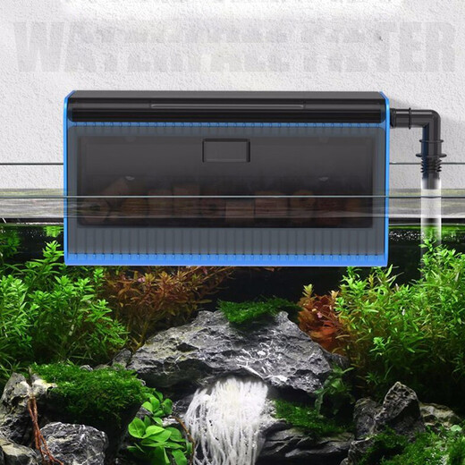 Sensen fish tank filter box, aquarium water curtain filter tank, top filter equipment, upper filter box, trickle box AF, 2 large drawer-type wall-mounted trickle boxes (filter material package)