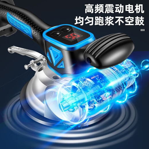 Fliesenfliesenmaschine Fliesen Vibrator Legen Magic Tool Hochleistungsboden Große Tafelwandfliesen Automatisches Werkzeug Flaggschiff BM-16961 Elektrische 1 Ladung