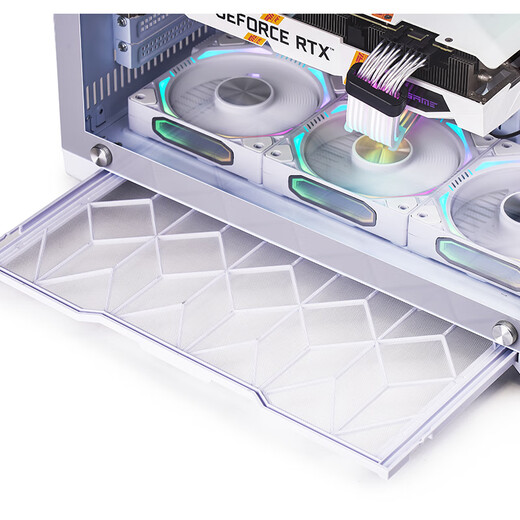 玩嘉孤勇者PRO白宽体侧透玻璃机箱水冷电脑主机箱III海景房支持ATX大板//M-ATX/360水冷4090显卡