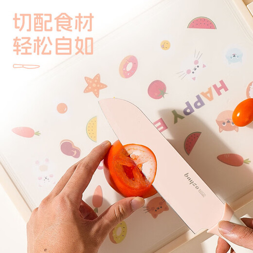 拜格（BAYCO）刀具套装6件套家用菜刀菜板厨房剪削皮刀婴儿宝宝辅食工具BD8365