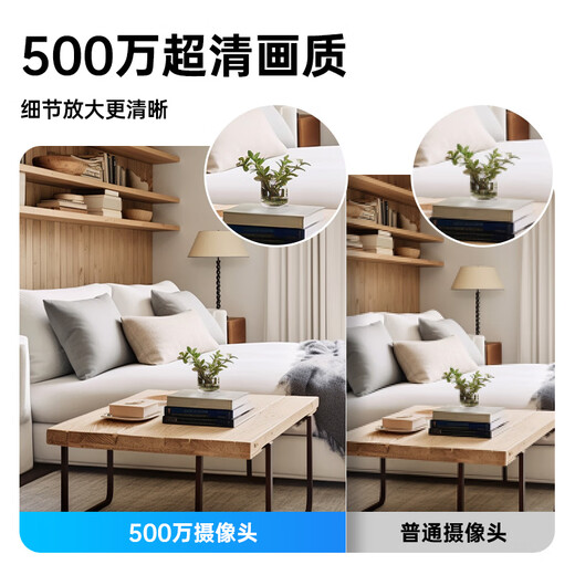 
Lecheng surveillance camera home indoor S2V visual two-way video with screen call mobile phone remote high-definition 360 no dead corner dialogue intercom family elderly pet baby surveillance