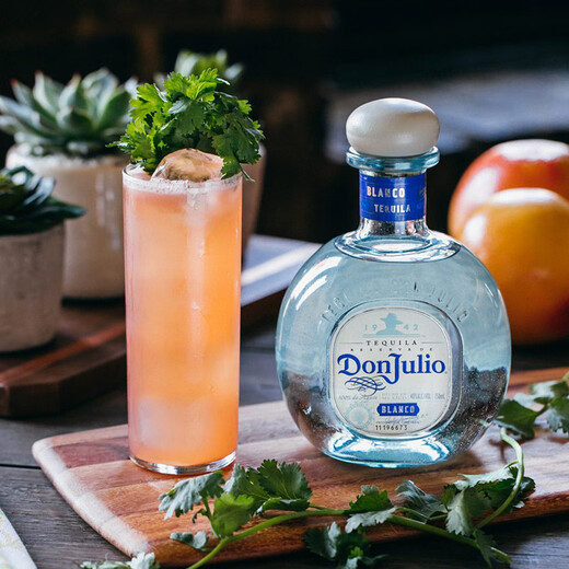 唐胡里奥（DON JULIO）【原瓶进口】墨西哥特基拉龙舌兰酒洋酒玛格丽特基酒 唐胡里奥银龙舌兰 750mL
