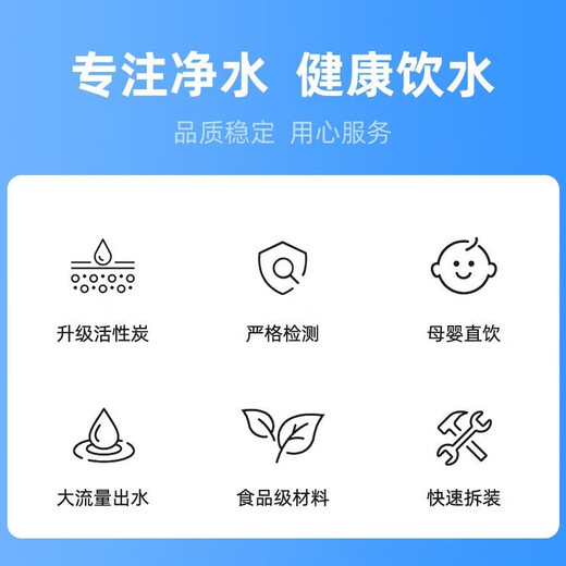 Qianjin General MIDEA Purificateur d'eau S1 Filtre cellule MRC1692B-50G / 1693B / 1592B / MRC1593A / MRC1786B-75G ENSI