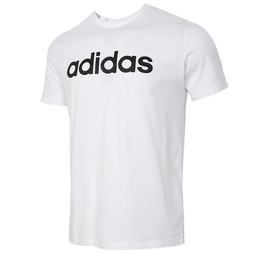 Adidas (adidas) short-sleeved men's spring new neo sports half-sleeved fashion trend casual breathable round neck short-sleeved T-shirt GP4885/white XS