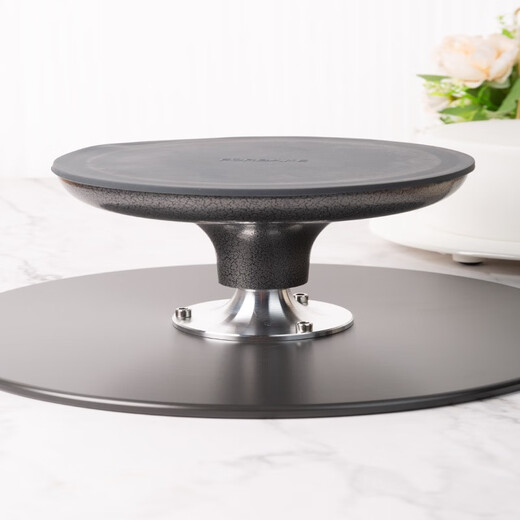French bakery baking tools hard-coated aluminum alloy turntable cake decorating rotating anti-slip cake turntable decorating turntable