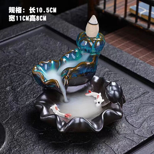 Mewai (incense burner) reverse flow incense tower incense creative ornaments aromatherapy household reverse flow incense grains toilet deodorizing incense 55 grains + landscape mixed fragrance