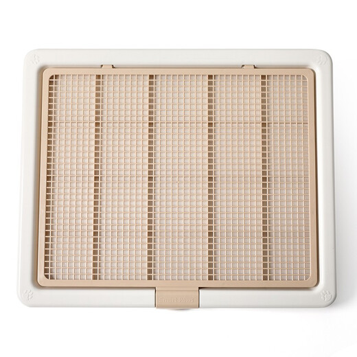 Smart Paws dog toilet, large dog Teddy pet toilet, golden retriever dog poop tray, 3 sizes, white and gray, durable and stain-resistant, recommended! Extra large size 76x62cm suitable for Labrador and other body types