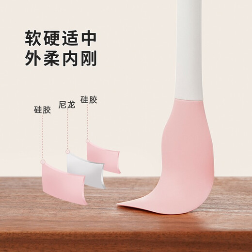 Zhanyi silicone spatula snowflake baking tool brush butter plate spatula cake mooncake shovel rubber tool set silicone spatula